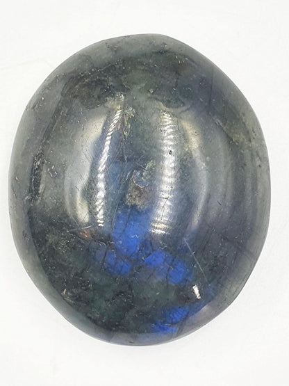 Beautiful Flashy Labradorite Crystal Palm / Labradorite Palm Stone / Meditation Palm / Reiki Crystal Palm - 65g