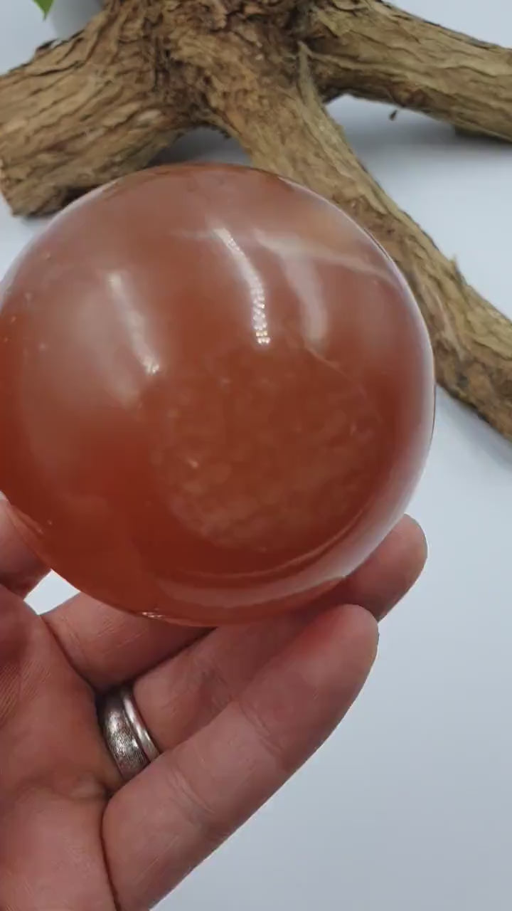 Honey Calcite Sphere - 65mm